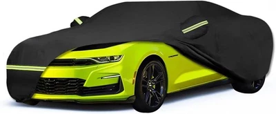Водонепроницаемые автомобильные чехлы для 2010-2023 Chevy Camaro (черный) заказные сверхпрочные водяные - Изображение 1 из 4