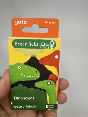 New Yoto BrainBots: Dinosaurs Audio Card Collection 8 Card Pack 4 Hours  - Image 1 of 4