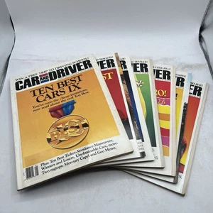 Car and Driver Magazine 1991 Lot of 7 Issues Mazda Dodge Ferrari Porsche - Picture 1 of 9