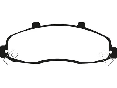 Juego de pastillas de freno delanteras EBC 86774MRCG para Ford F150 Heritage 2004 Foto 1 de 4