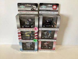 Lot Of 6 1/50 GMP Sprint Cars Schatz Wolfgang Lasoski Walker Swindell Smith - Picture 1 of 2