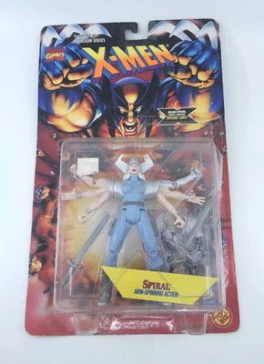 漫威 X 战警入侵系列 SPIRAL 可动人偶 5 英寸玩具 Biz 复古 1995 — 第 1/3 张图片