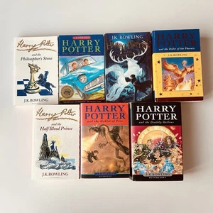 Harry Potter Full Set 7 Books Full Set 1xHB 6xSB J. K. Rowling Fantasy - Picture 1 of 24
