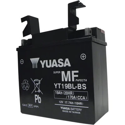 Yuasa High Performance Maintenance Free Battery - YT19BL-BS Motorcycle ATV/UTV - Image 1 of 4