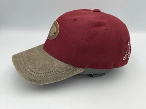Vintage Arkansas University Razorbacks American Needle Hat Metal Leather Logo - Picture 1 of 14