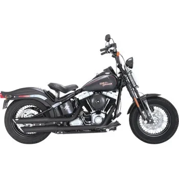Silenciador sin cordones VH 3 pulgadas Twin Slash PCX negro Harley Davidson Softail Deluxe 10-17 Foto 1 de 4