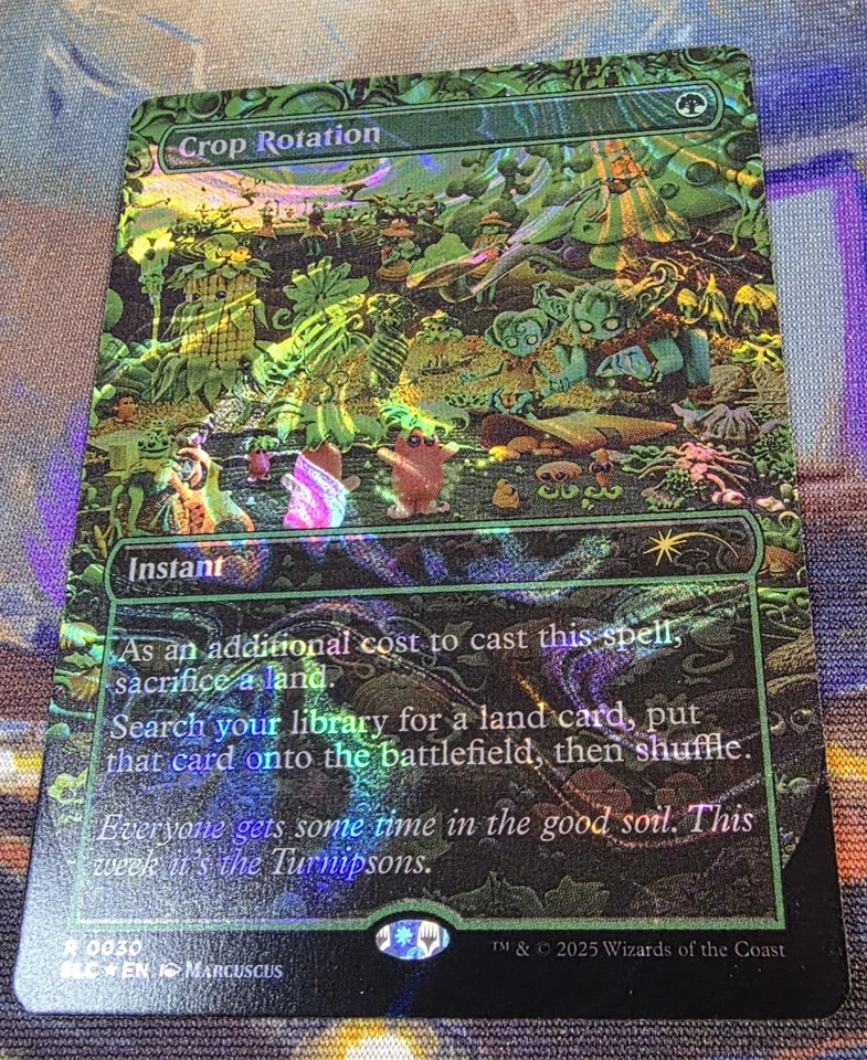 1x HALO FOIL Crop Rotation MTG Encyclopedia Of Magic Secret Lair NM - Image 1 of 1