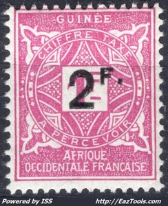 GUINEE TIMBRE TAXE N° 24 NEUF * AVEC CHARNIERE - Picture 1 of 2
