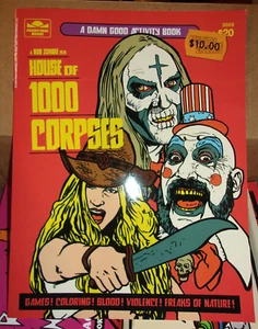 Haus der 1000 Leichen Horror Activity Buch Malrob Zombie Capt Spaulding - Bild 1 von 2