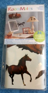 RoomMates~Horses~24 Peel and Stick Wall Decals~Removable~New in Package! - Picture 1 of 8