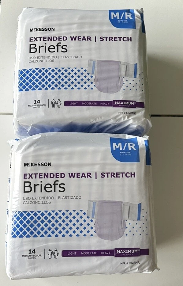 McKesson Incontinencia Breve Día/Durante la Noche ONBMR Máximo 14 Ct (Paquete de 3) Foto 1 de 1