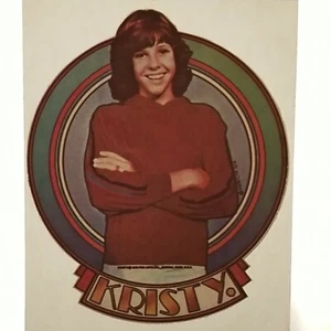 Vtg Iron On Heat T-Shirt Transfer: KRISTY MCNICHOL (Smaller 8 3/4" x 7" Size) - Picture 1 of 3