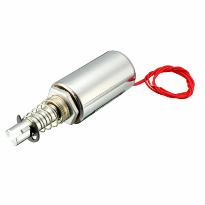 MQ8-Z15B DC 12V 10mm 15N Pull Push Type Linear Motion Solenoid Electromagnet - Image 1 of 4