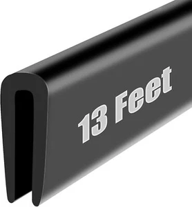 13ft U-Shaped Rubber Trim Rubber Seal U-Shaped Groove Trim for Doors hatches ... - Picture 1 of 3
