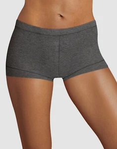 $12 Maidenform Women's Gray Stretch Dream Cotton Boyshort Panties Size Medium/6 - Picture 1 of 1