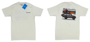 Columbia Always Outside Graphic Print Short Sleeve Men's T-Shirt S NWT Chalk - Picture 1 of 3