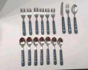 Juego de 16 cubiertos vintage Libbey Blue Country Goose colección chef - Imagen 1 de 8