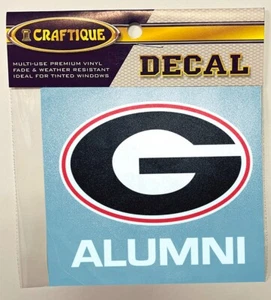 University of Georgia BULLDOGS EX ALUMNI con logotipo G calcomanía de vinilo pegatina - Imagen 1 de 1