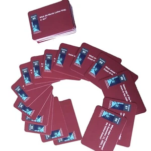 US Citizenship Flash Cards 2024 Naturalization Test Study With 100Question Cards - Picture 1 of 11