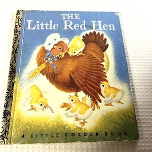 Little Golden Book THE LITTLE RED HEN: A 50th Anniversary Commemorative 1969 GUC - Picture 1 of 7