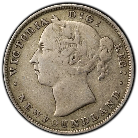 Newfoundland 1888 20 Cents Silver Coin Cover