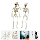 2 Pcs Streich-Requisite Bewegliches Skelett Halloween Horror