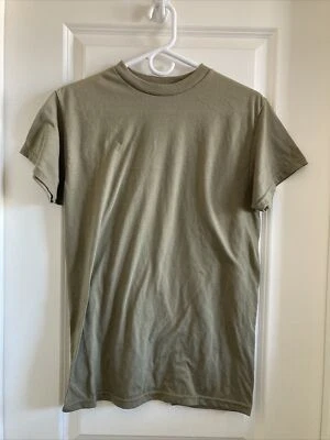 Lote de 2 camisetas de apoyo a tropas militares del ejército de EE. UU. DLA de Skilcraft tostadas medianas Foto 1 de 4