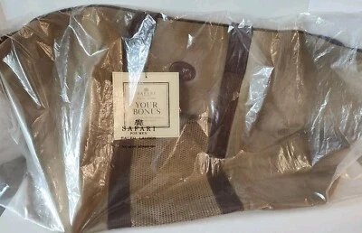 Vintage Ralph Lauren Safari For Men Getaway Bag Canvas & Khaki NOS Rare New Huge - Image 1 of 4
