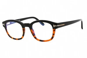 TOM FORD FT5808-B 005 Eyeglasses Black Havana Frame 49mm - Picture 1 of 4