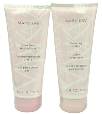 Mary Kay 2 en 1 lavado corporal y afeitado e loción hidratante 6,5 fl oz Ea - Nuevo Foto 1 de 4