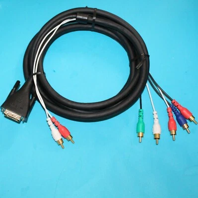 Genuine Polycom 2457-24772-001 CBL DVI & 2 x RCA  to 5 x RCA Monitor Video Cable - Image 1 of 3