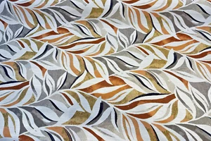 Swavelle Isleta Leaf Autumn Jacquard Upholstery Fabric By The Yard - Picture 1 of 5