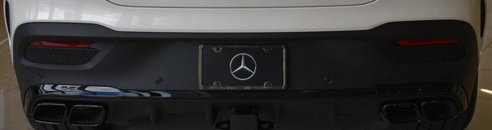 Mercedes OEM Quad Tip Negro Cromo Night Package X290 AMG GT W167 GLE 63 AMG Nuevo Foto 1 de 1