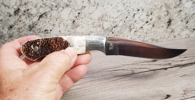 Faca de caça vintage 1986 Parker Texas Sesquicentenário Seki Japão M1392 - Imagem 1 de 4