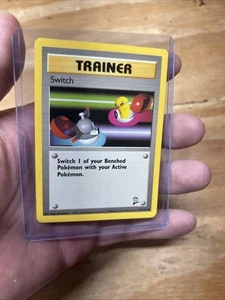 Switch 123/130 Pokemon Base Set 2 Unlimited Trainer Vintage LP - Bild 1 von 2