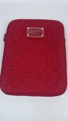 Marc By Marc Jacobs Red Neoprene Tablet Sleeve Zip Case - Image 1 of 4