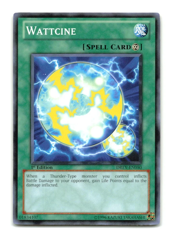 Wattcine - DREV-EN050 1st Edition - YuGiOh-LP - Image 1 of 1