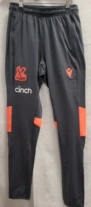 Crystal Palace Mens Training Fitted Pants Joggers Small W30 L30 Grey Coral New - Picture 1 of 6