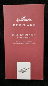 Hallmark 2018 - Star Trek Enterprise - Metal - Christmas Holiday Ornament - NEW - Picture 1 of 7