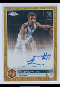 2022-23 Topps Chrome OTE Overtime Elite GOLD Refractor /50 TYLER SMITH Auto - Picture 1 of 2