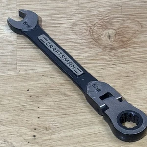 Craftsman 5/16" Flex Head Ratcheting Combination Wrench Universal Drive 35389 - Picture 1 of 12