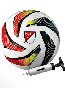 Franklin Sports MLS Tornado Soccer Ball Official Kids Size 3 w/ Air Pump - Picture 1 of 3