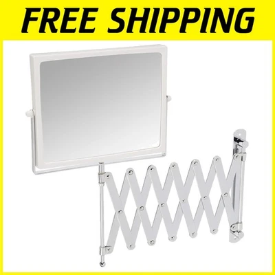 Modern Wall Mount Vanity Mirror - 5X Magnification - Image 1 of 4
