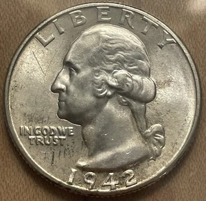 1942 P/D/S Washington Quarters ~ BU ~ Better Dates ~ 90% Silver. (lot#27) - Picture 1 of 6