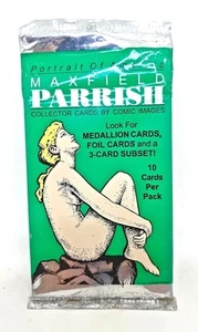 Maxfield Parrish Sealed 10 Card Comic Art Trading Card Pack - Picture 1 of 2