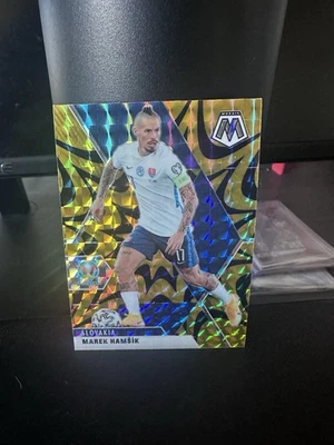 2021 Panini Mosaic UEFA Euro 2020 Reactive Gold Mosaic Prizm Marek Hamsik #92 - Image 1 of 2