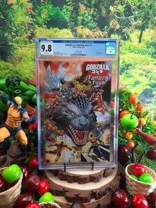 Godzilla vs. Fantastic Four #1 CGC 9.8 NM YU Hulk Wolverine Spider-Man 🔑 - Picture 1 of 3