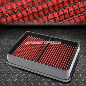 PARA MITSU. PANEL DE FILTRO DE AIRE ROJO LANCER/OUTLANDER REUTILIZABLE/LAVABLE - Imagen 1 de 6