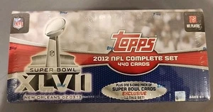 NFL Topps 2012 Football Factory Set Superbowl 47 Xlvii 440Cards +5 Sb Exclusive - Picture 1 of 6