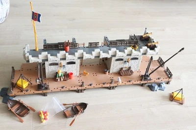 playmobil puerto prisión bastión mazmorra guardias uso 3112 3940 4290 3750 3799 Foto 1 de 4